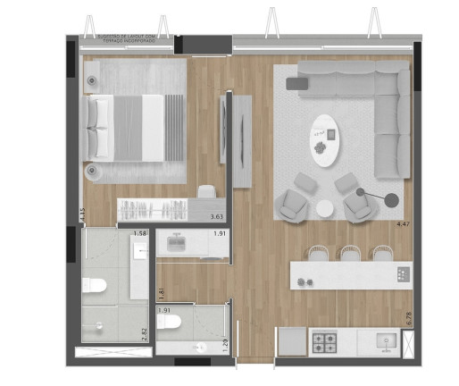 Imagem Apartamento com 1 Quarto à Venda, 70 m² em Pinheiros - São Paulo Imagem Apartamento com 1 Quarto à Venda, 70 m² em Pinheiros - São Paulo