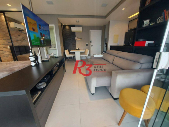Imagem Apartamento com 1 Quarto à Venda, 57 m² em Gonzaga - Santos Imagem Apartamento com 1 Quarto à Venda, 57 m² em Gonzaga - Santos