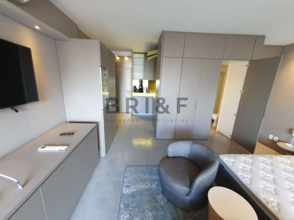 Imagem Apartamento com 1 Quarto para Alugar, 44 m² em Brooklin - São Paulo Imagem Apartamento com 1 Quarto para Alugar, 44 m² em Brooklin - São Paulo