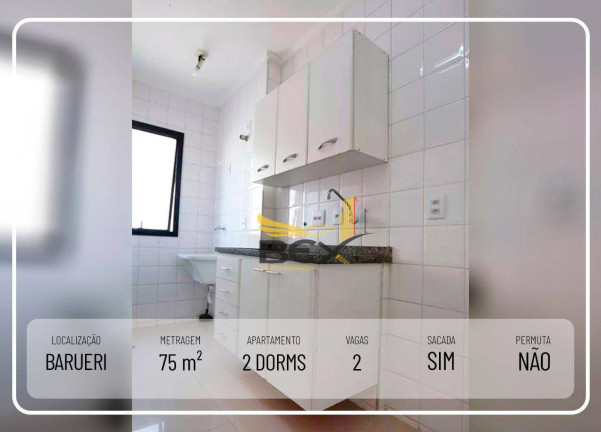 Imóvel com 2 Quartos para Alugar, 75 m² em Alphaville Industrial - Barueri