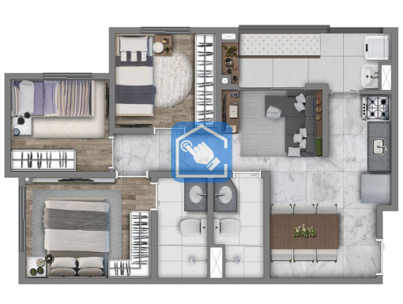 Apartamento com 3 Quartos à Venda, 55 m² em Limão - São Paulo