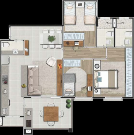 Imagem Imóvel com 2 Quartos à Venda, 109 m² em Swiss Park - Campinas Imagem Imóvel com 2 Quartos à Venda, 109 m² em Swiss Park - Campinas