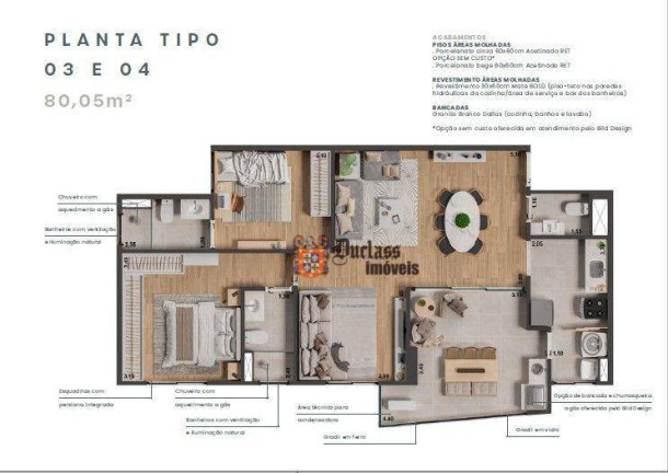 Imagem Apartamento com 2 Quartos à Venda, 80 m² em Morumbi - Paulínia Imagem Apartamento com 2 Quartos à Venda, 80 m² em Morumbi - Paulínia