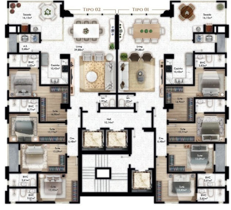 Imagem Apartamento com 4 Quartos à Venda, 169 m² em Centro - Balneário Camboriú