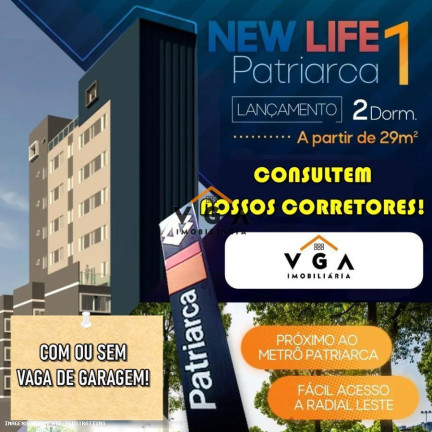 Imagem Imóvel com 2 Quartos à Venda, 37 m² em Cidade Patriarca - São Paulo Imagem Imóvel com 2 Quartos à Venda, 37 m² em Cidade Patriarca - São Paulo