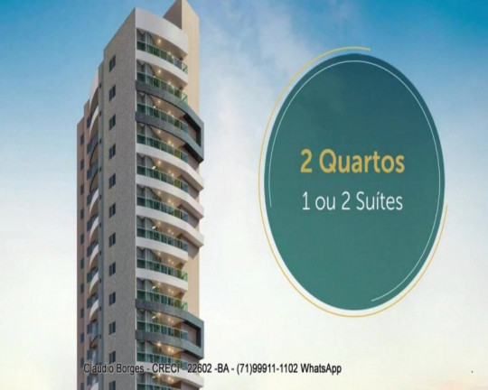 Imagem Apartamento com 2 Quartos à Venda, 72 m² em Caminho Das árvores - Salvador Imagem Apartamento com 2 Quartos à Venda, 72 m² em Caminho Das árvores - Salvador