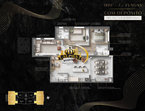 Imagem Apartamento com 2 Quartos à Venda, 65 m² em Centro Empresarial Tamboré - Barueri