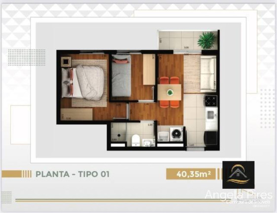 Imagem Apartamento com 2 Quartos à Venda, 40 m² em Jaraguá - São Paulo