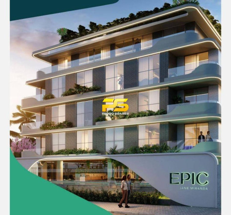 Apartamento com 2 Quartos à Venda, 22 m² em Cabo Branco - João Pessoa