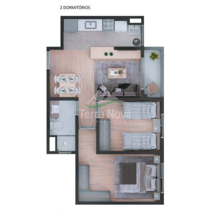Imagem Apartamento com 2 Quartos à Venda, 49 m² em Medeiros - Jundiaí Imagem Apartamento com 2 Quartos à Venda, 49 m² em Medeiros - Jundiaí