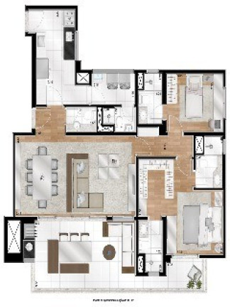 Imagem Apartamento com 2 Quartos à Venda, 150 m² em Barra Funda - São Paulo