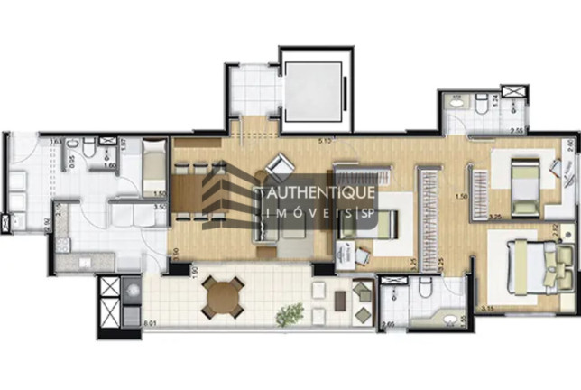 Imagem Apartamento com 3 Quartos à Venda, 110 m² em Morumbi - São Paulo Imagem Apartamento com 3 Quartos à Venda, 110 m² em Morumbi - São Paulo