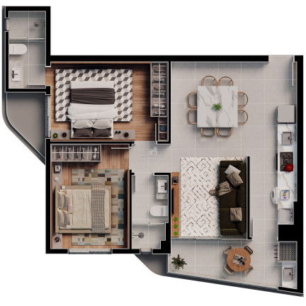 Imagem Apartamento com 2 Quartos à Venda, 72 m² em São Judas - Itajaí