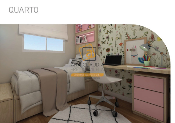 Imagem Apartamento com 2 Quartos à Venda, 60 m² em Parque Nossa Senhora Da Candelária - Itu
