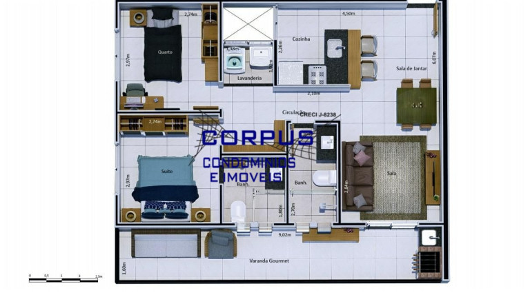 Imagem Apartamento com 2 Quartos à Venda, 43 m² em Centro - São Pedro Da Aldeia