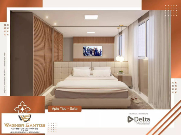 Imagem Apartamento com 2 Quartos à Venda, 57 m² em Jardim Cidade Universitária - João Pessoa