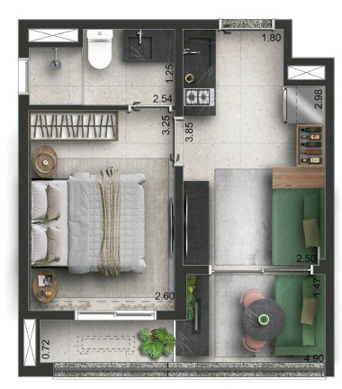 Imagem Apartamento com 1 Quarto à Venda, 30 m² em Campo Belo - São Paulo Imagem Apartamento com 1 Quarto à Venda, 30 m² em Campo Belo - São Paulo