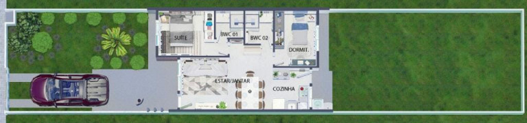 Imagem Casa com 2 Quartos à Venda, 53 m² em Loteamento Bom Jesus - Balsa Nova