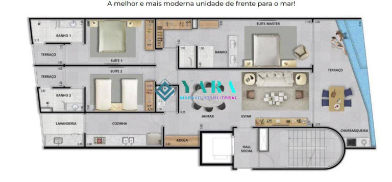 Imagem Apartamento com 3 Quartos à Venda, 192 m² em Praia Grande - Ubatuba