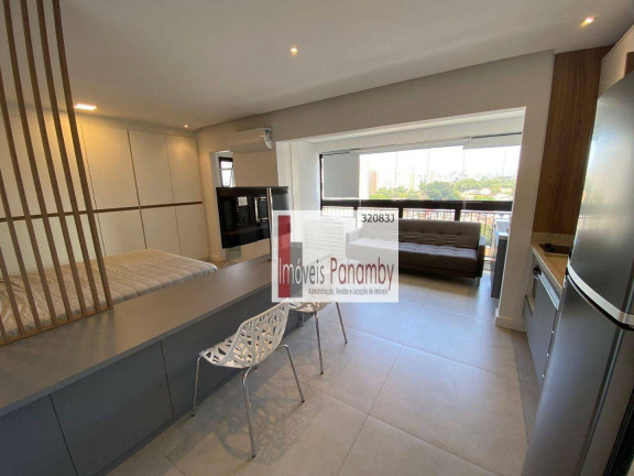 Imagem Apartamento com 1 Quarto para Alugar, 35 m² em Campo Belo - São Paulo Imagem Apartamento com 1 Quarto para Alugar, 35 m² em Campo Belo - São Paulo