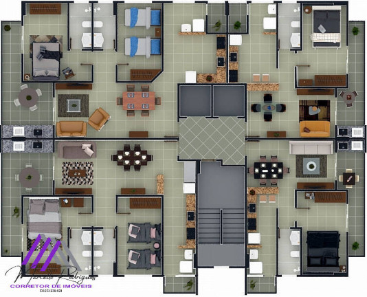 Imagem Apartamento com 1 Quarto à Venda, 52 m² em Cidade Ocian - Praia Grande