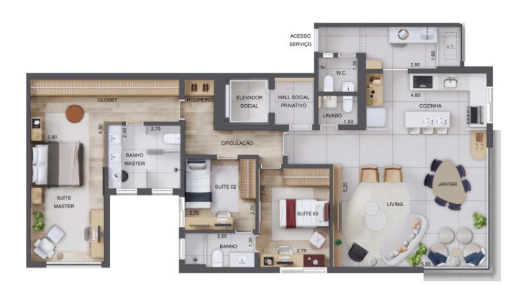 Imagem Apartamento com 3 Quartos à Venda, 96 m² em Perdizes - São Paulo Imagem Apartamento com 3 Quartos à Venda, 96 m² em Perdizes - São Paulo