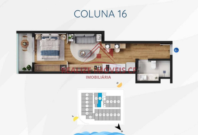 Imagem Apartamento com 1 Quarto à Venda, 31 m² em Arraial Do Cabo