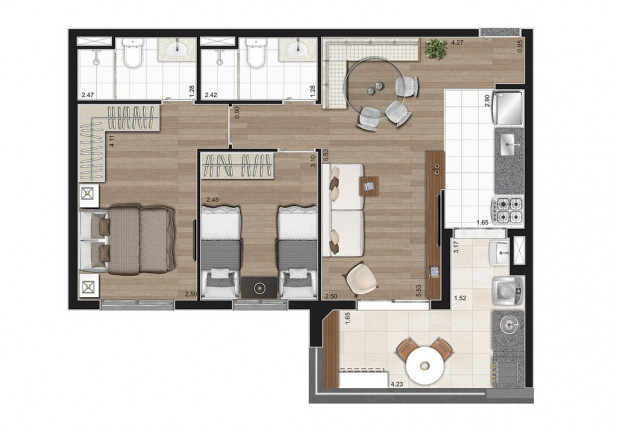 Imagem Apartamento com 2 Quartos à Venda, 96 m² em Alto Da Lapa - São Paulo