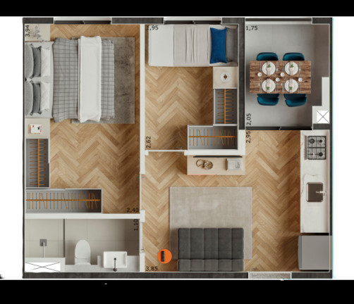 Imagem Imóvel com 1 Quarto à Venda, 18 m² em Conceição - São Paulo