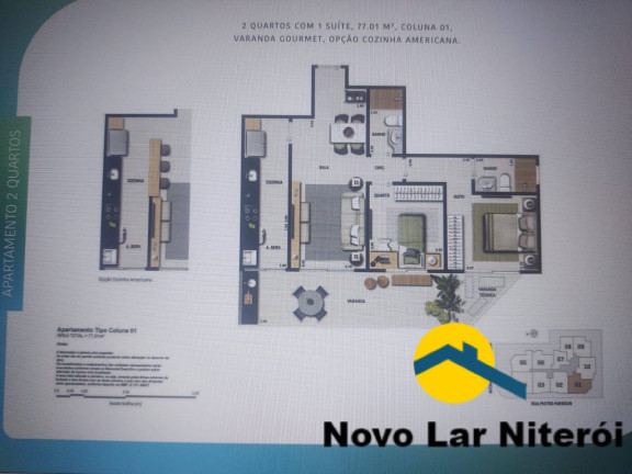 Imagem Apartamento com 1 Quarto à Venda, 46 m² em Piratininga - Niterói Imagem Apartamento com 1 Quarto à Venda, 46 m² em Piratininga - Niterói