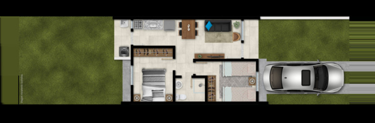 Imagem Casa de Condomínio com 2 Quartos à Venda, 43 m² em Morada Do Vale Ii - Gravataí Imagem Casa de Condomínio com 2 Quartos à Venda, 43 m² em Morada Do Vale Ii - Gravataí