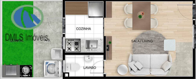 Imagem Casa com 2 Quartos à Venda, 60 m² em Centreville - Cotia Imagem Casa com 2 Quartos à Venda, 60 m² em Centreville - Cotia