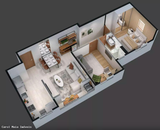 Imagem Apartamento com 2 Quartos à Venda, 54 m² em Eldorado - Contagem Imagem Apartamento com 2 Quartos à Venda, 54 m² em Eldorado - Contagem