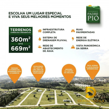 Imagem Terreno à Venda, 363 m² em Vila Floresta Ii - Criciúma