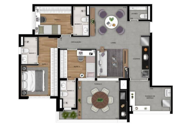 Imagem Apartamento com 3 Quartos à Venda, 110 m² em Tatuapé - São Paulo
