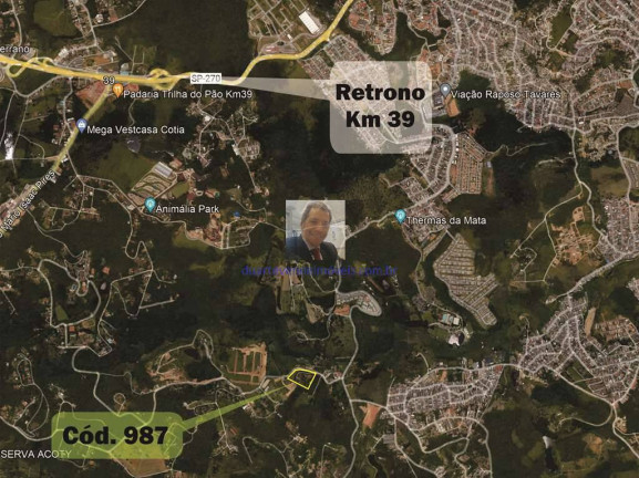 Imagem Terreno à Venda, 18.455 m² em Taboleiro Verde - Cotia Imagem Terreno à Venda, 18.455 m² em Taboleiro Verde - Cotia