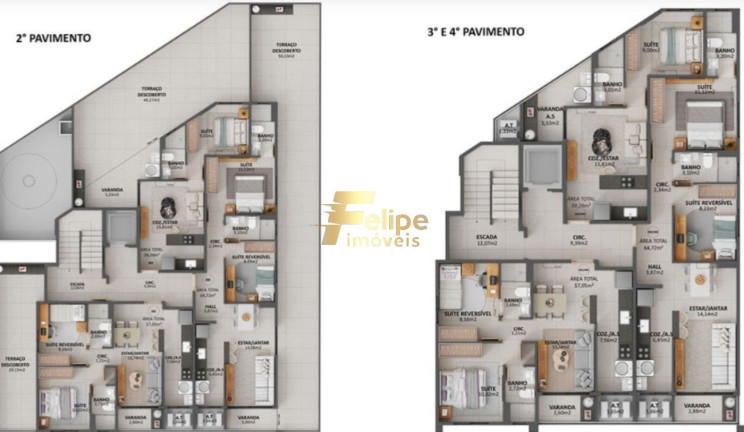 Imagem Imóvel com 1 Quarto à Venda, 39 m² em Jardim Da Penha - Vitória Imagem Imóvel com 1 Quarto à Venda, 39 m² em Jardim Da Penha - Vitória