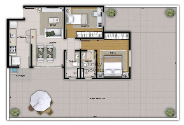 Imagem Apartamento com 2 Quartos à Venda, 53 m² em Serra - Belo Horizonte