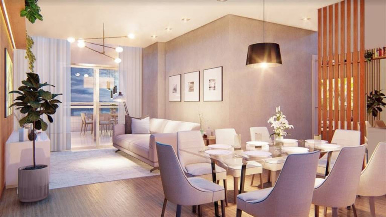 Imagem Apartamento com 2 Quartos à Venda, 77 m² em Guilhermina - Praia Grande