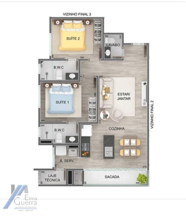 Imagem Apartamento com 3 Quartos à Venda, 99 m² em Itaguá - Ubatuba Imagem Apartamento com 3 Quartos à Venda, 99 m² em Itaguá - Ubatuba