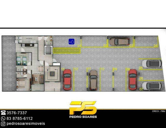 Imagem Apartamento com 1 Quarto à Venda, 55 m² em Bessa - João Pessoa Imagem Apartamento com 1 Quarto à Venda, 55 m² em Bessa - João Pessoa