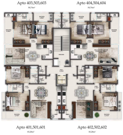 Imagem Apartamento com 2 Quartos à Venda, 83 m² em Mariscal - Bombinhas