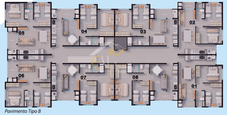 Imagem Apartamento com 2 Quartos à Venda, 50 m² em Vargem Grande - Pinhais Imagem Apartamento com 2 Quartos à Venda, 50 m² em Vargem Grande - Pinhais