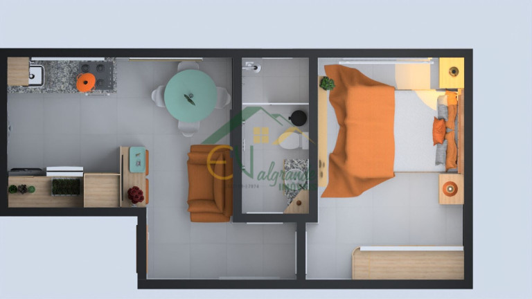 Imagem Apartamento com 1 Quarto à Venda, 21 m² em Cajuru - Curitiba Imagem Apartamento com 1 Quarto à Venda, 21 m² em Cajuru - Curitiba