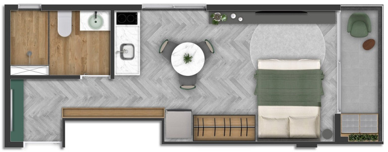 Imagem Imóvel com 1 Quarto à Venda, 26 m² em Vila Clementino - São Paulo