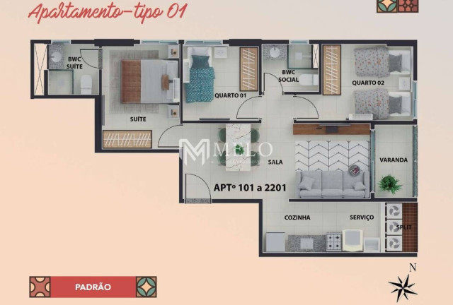 Imagem Apartamento com 3 Quartos à Venda, 61 m² em Boa Vista - Recife Imagem Apartamento com 3 Quartos à Venda, 61 m² em Boa Vista - Recife