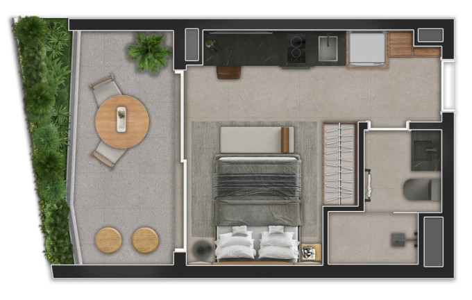 Imagem Apartamento com 1 Quarto à Venda, 30 m² em Itaim Bibi - São Paulo Imagem Apartamento com 1 Quarto à Venda, 30 m² em Itaim Bibi - São Paulo