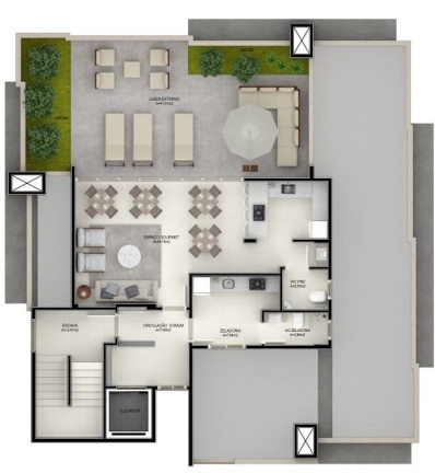 Imagem Apartamento com 2 Quartos à Venda, 74 m² em Trindade - Florianópolis Imagem Apartamento com 2 Quartos à Venda, 74 m² em Trindade - Florianópolis