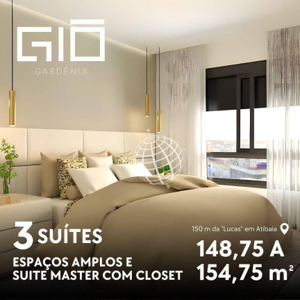 Imagem Apartamento com 3 Quartos à Venda, 148 m² em Vila Gardênia - Atibaia Imagem Apartamento com 3 Quartos à Venda, 148 m² em Vila Gardênia - Atibaia