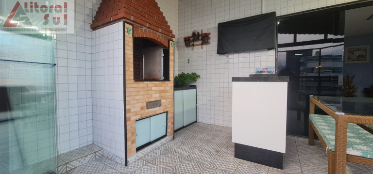 Imagem Imóvel com 3 Quartos à Venda, 136 m² em Guilhermina - Praia Grande